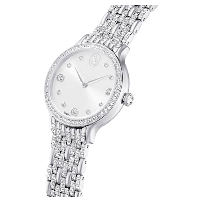 Montre Imber Swiss Made, bracelet en métal, teinte argentée, acier inoxydable Montre Imber Swiss Made, bracelet en métal, teinte argentée, acier inoxydable