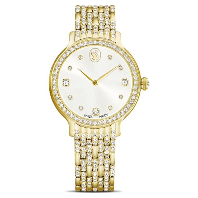 Montre Imber Swiss Made, bracelet en métal, teinte or, finition dorée Montre Imber Swiss Made, bracelet en métal, teinte or, finition dorée