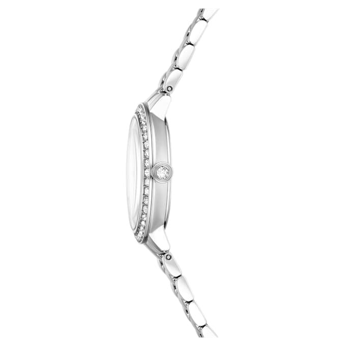 Montre Matrix à 3 maillons, fabrication suisse, bracelet en métal, couleur argentée, acier inoxydable Montre Matrix à 3 maillons, fabrication suisse, bracelet en métal, couleur argentée, acier inoxydable