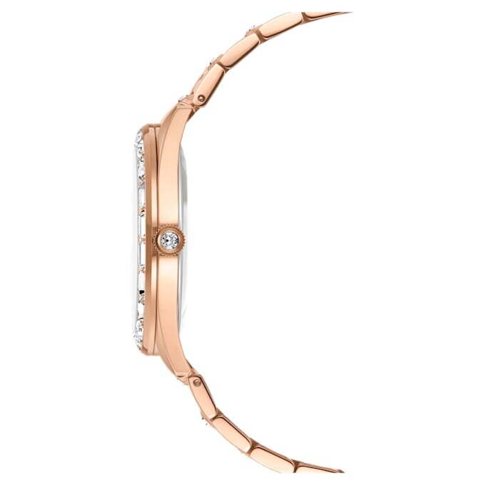 Montre Matrix Date « Swiss Made », bracelet en métal, teinte or rose, finition teinte or rose Montre Matrix Date « Swiss Made », bracelet en métal, teinte or rose, finition teinte or rose