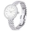 Montre Matrix Tennis à 7 maillons, fabrication suisse, bracelet en métal, teinte argentée, acier inoxydable Montre Matrix Tennis à 7 maillons, fabrication suisse, bracelet en métal, teinte argentée, acier inoxydable