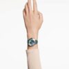 Montre Octea Chrono « Swiss Made », bracelet en cuir, vert, finition couleur or rose Montre Octea Chrono « Swiss Made », bracelet en cuir, vert, finition couleur or rose