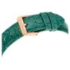 Montre Octea Chrono « Swiss Made », bracelet en cuir, vert, finition couleur or rose Montre Octea Chrono « Swiss Made », bracelet en cuir, vert, finition couleur or rose