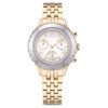 Montre Octea Chrono « Swiss Made », bracelet en métal, teinte or, finition champagne Montre Octea Chrono « Swiss Made », bracelet en métal, teinte or, finition champagne