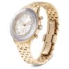 Montre Octea Chrono « Swiss Made », bracelet en métal, teinte or, finition champagne Montre Octea Chrono « Swiss Made », bracelet en métal, teinte or, finition champagne