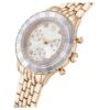 Montre Octea Chrono « Swiss Made », bracelet en métal, teinte or, finition champagne Montre Octea Chrono « Swiss Made », bracelet en métal, teinte or, finition champagne