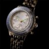 Montre Octea Chrono « Swiss Made », bracelet en métal, teinte or, finition champagne Montre Octea Chrono « Swiss Made », bracelet en métal, teinte or, finition champagne