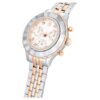 Montre Octea Chrono « Swiss Made », bracelet en métal, teinte or rose, finition mélange de métaux Montre Octea Chrono « Swiss Made », bracelet en métal, teinte or rose, finition mélange de métaux