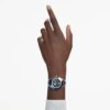 Montre Octea Moon Swiss Made, Lune, bracelet en cuir, bleu, acier inoxydable Montre Octea Moon Swiss Made, Lune, bracelet en cuir, bleu, acier inoxydable