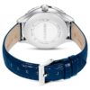 Montre Octea Moon Swiss Made, Lune, bracelet en cuir, bleu, acier inoxydable Montre Octea Moon Swiss Made, Lune, bracelet en cuir, bleu, acier inoxydable