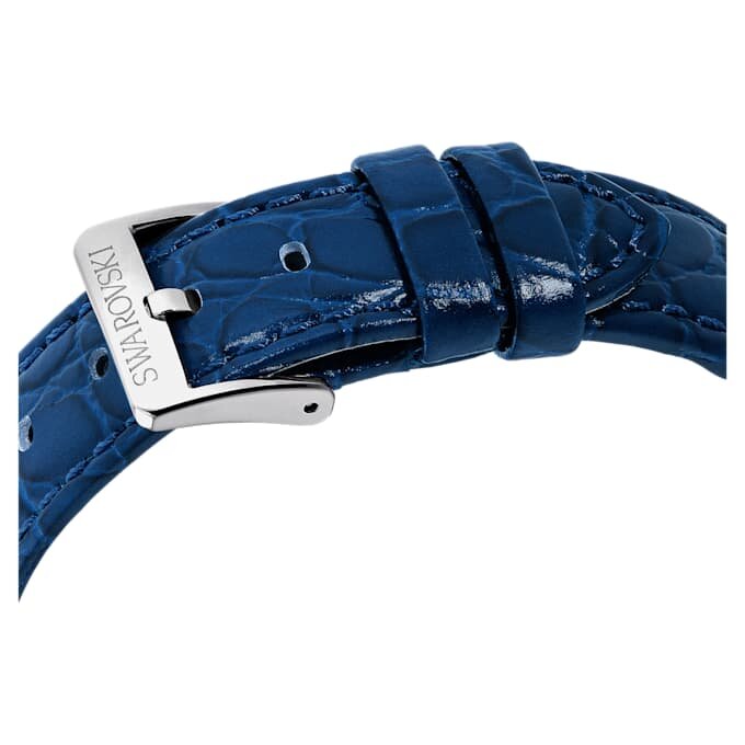 Montre Octea Moon Swiss Made, Lune, bracelet en cuir, bleu, acier inoxydable Montre Octea Moon Swiss Made, Lune, bracelet en cuir, bleu, acier inoxydable