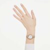 Montre ovale Imber « Swiss Made », bracelet en métal, teinte or, finition or rose Montre ovale Imber « Swiss Made », bracelet en métal, teinte or, finition or rose