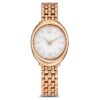 Montre ovale Imber « Swiss Made », bracelet en métal, teinte or, finition or rose Montre ovale Imber « Swiss Made », bracelet en métal, teinte or, finition or rose