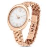 Montre ovale Imber « Swiss Made », bracelet en métal, teinte or, finition or rose Montre ovale Imber « Swiss Made », bracelet en métal, teinte or, finition or rose