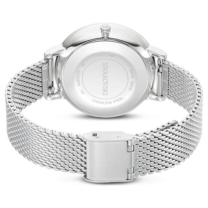 Montres Clarica Swiss Made, bracelet en métal, couleur argentée, acier inoxydable Montres Clarica Swiss Made, bracelet en métal, couleur argentée, acier inoxydable
