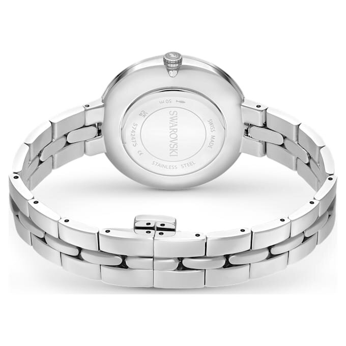 Montres Cosmopolitan « Swiss Made », bracelet en métal, finition argentée, acier inoxydable Montres Cosmopolitan « Swiss Made », bracelet en métal, finition argentée, acier inoxydable