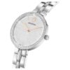 Montres Cosmopolitan « Swiss Made », bracelet en métal, finition argentée, acier inoxydable Montres Cosmopolitan « Swiss Made », bracelet en métal, finition argentée, acier inoxydable