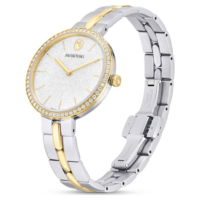 Montres Cosmopolitan « Swiss Made », bracelet en métal, teinte argentée, finition mélange de métaux Montres Cosmopolitan « Swiss Made », bracelet en métal, teinte argentée, finition mélange de métaux