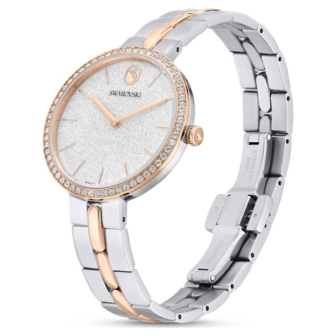Montres Cosmopolitan « Swiss Made », bracelet en métal, teinte argentée, finition mélange de métaux Montres Cosmopolitan « Swiss Made », bracelet en métal, teinte argentée, finition mélange de métaux