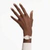 Montres Dextera Octagon « Swiss Made », bracelet en cuir, blanche, finition ton or rose Montres Dextera Octagon « Swiss Made », bracelet en cuir, blanche, finition ton or rose