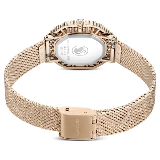 Montres Matrix Octagon à bracelet métallique, teinte dorée, finition champagne dorée Montres Matrix Octagon à bracelet métallique, teinte dorée, finition champagne dorée