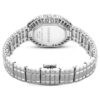 Montres Matrix Octagon à facettes baguette, bracelet en métal, teinte argentée, acier inoxydable Montres Matrix Octagon à facettes baguette, bracelet en métal, teinte argentée, acier inoxydable
