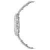 Montres Matrix Octagon à facettes baguette, bracelet en métal, teinte argentée, acier inoxydable Montres Matrix Octagon à facettes baguette, bracelet en métal, teinte argentée, acier inoxydable