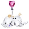 Oiseaux amoureux et cœur rose Oiseaux amoureux et cœur rose