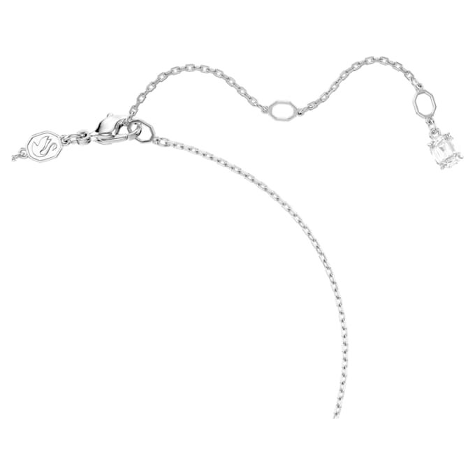 Pendentif Ariana Grande x Swarovski, tailles variées, cœur, blanc, plaqué rhodium Pendentif Ariana Grande x Swarovski, tailles variées, cœur, blanc, plaqué rhodium