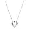 Pendentif Ariana Grande x Swarovski, tailles variées, cœur, blanc, plaqué rhodium Pendentif Ariana Grande x Swarovski, tailles variées, cœur, blanc, plaqué rhodium