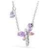 Pendentif Ariana Grande X Swarovski, tailles variées, libellule, multicolore, plaqué rhodium Pendentif Ariana Grande X Swarovski, tailles variées, libellule, multicolore, plaqué rhodium