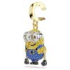 Pendentif Bob Minions pavé, multicolore, plaqué or Pendentif Bob Minions pavé, multicolore, plaqué or