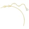Pendentif Chroma taille poire, vert, plaqué or