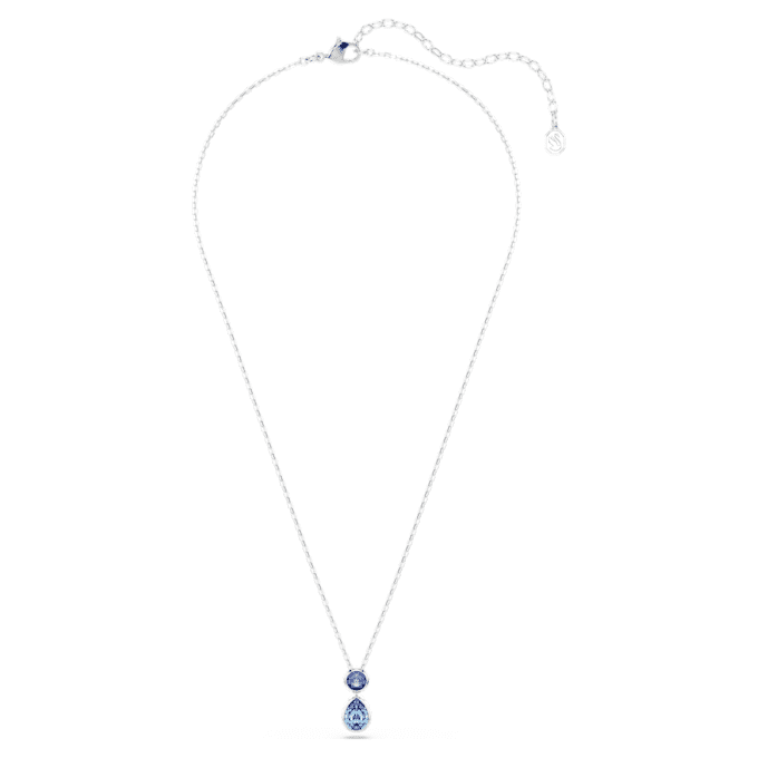 Pendentif Chroma à tailles variées, multicolore, plaqué rhodium Pendentif Chroma à tailles variées, multicolore, plaqué rhodium