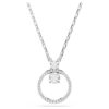 Pendentif Constella pavé, taille ronde, blanc, plaqué rhodium Pendentif Constella pavé, taille ronde, blanc, plaqué rhodium