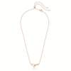 Pendentif Constella Perle de cristal, taille ronde, blanc, plaqué or rose Pendentif Constella Perle de cristal, taille ronde, blanc, plaqué or rose