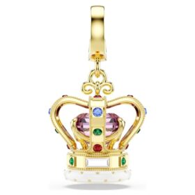 Pendentif « Couronne des Minions » – Tailles variées, multicolore, plaqué or