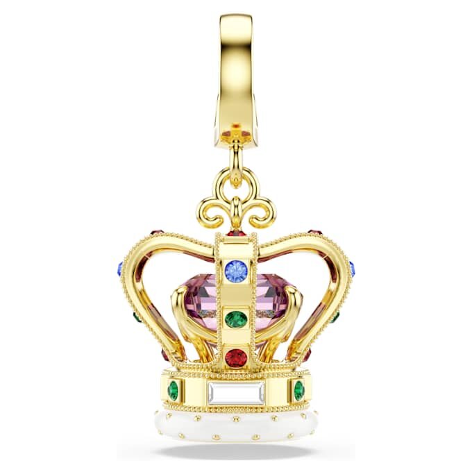Pendentif « Couronne des Minions » – Tailles variées, multicolore, plaqué or