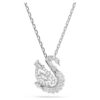 Pendentif Cygne, tailles variées, Cygne, Blanc Pendentif Cygne, tailles variées, Cygne, Blanc