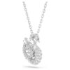 Pendentif Cygne, tailles variées, Cygne, Blanc Pendentif Cygne, tailles variées, Cygne, Blanc