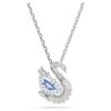 Pendentif Cygne, tailles variées, Cygne, Bleu Pendentif Cygne, tailles variées, Cygne, Bleu