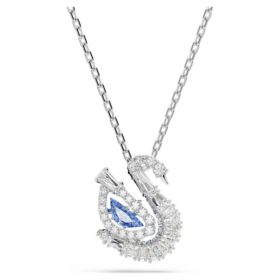 Pendentif Cygne, tailles variées, Cygne, Bleu