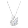 Pendentif Cygne, tailles variées, Cygne, Bleu Pendentif Cygne, tailles variées, Cygne, Bleu