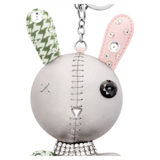 Pendentif de sac Mathilde Lapin, gris, acier inoxydable Pendentif de sac Mathilde Lapin, gris, acier inoxydable