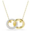 Pendentif Dextera « Interlocking Loop », blanc, plaqué or Pendentif Dextera « Interlocking Loop », blanc, plaqué or