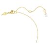 Pendentif Dextera « Interlocking Loop », blanc, plaqué or Pendentif Dextera « Interlocking Loop », blanc, plaqué or