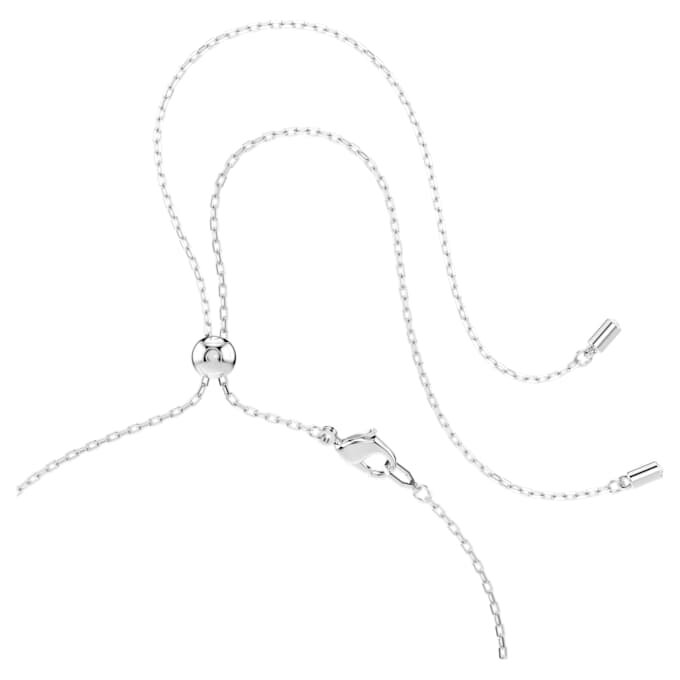 Pendentif et broche « Magic » en forme de flocon de neige, bleu, plaqué rhodium Pendentif et broche « Magic » en forme de flocon de neige, bleu, plaqué rhodium