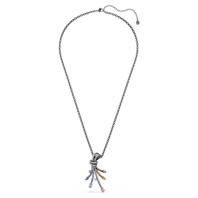 Pendentif et broche Matrix, tailles variées, bouquet, multicolore, plaqué ruthénium Pendentif et broche Matrix, tailles variées, bouquet, multicolore, plaqué ruthénium