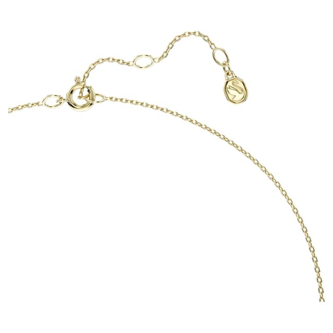 Pendentif Eternity avec diamants synthétiques de 0,35 ct au total, formes variées, or jaune 14 carats Pendentif Eternity avec diamants synthétiques de 0,35 ct au total, formes variées, or jaune 14 carats