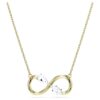 Pendentif Eternity avec diamants synthétiques de 0,35 ct au total, formes variées, or jaune 14 carats Pendentif Eternity avec diamants synthétiques de 0,35 ct au total, formes variées, or jaune 14 carats